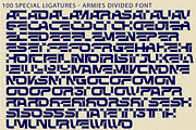 Armies Divided - Cyber Font, a Serif Font by 177Studio (Thumbnail 8 of 8)