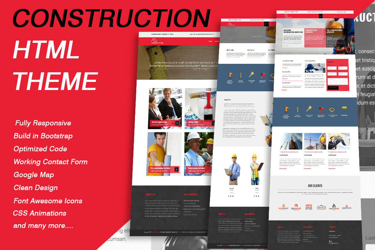 PALOMA BUILDING CONSTRUCTION, a Bootstrap Template by VALIASOLUTION SHOP (Photo 1 of 5)