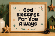 Christmas Font - Candy Sprinkle, a Handwritten Font by Mozatype (Thumbnail 7 of 11)