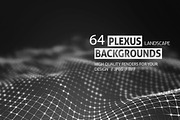 64 PLEXUS LANDSCAPE BACKGROUNDS, a Technology Illustration by AndisREA (Thumbnail 2 of 4)