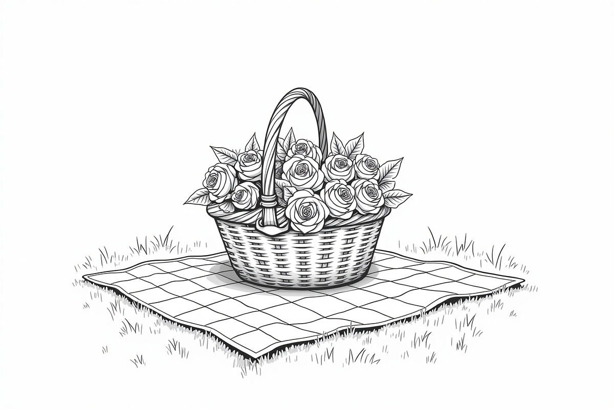 Flower Basket Bundle, an Illustration by musafir_fashion (Photo 4 of 9)