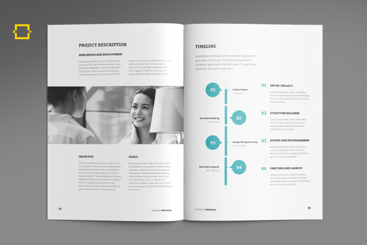 Project Proposal, a Brochure Template by DesignJanala (Photo 6 of 7)