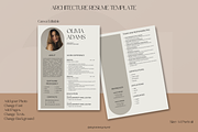 Architecture Interior Design CV, a Templates & Theme by DigitalDesignbyHZ (Thumbnail 1 of 7)