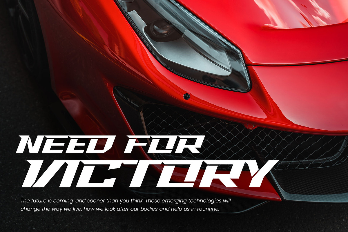 Trinos - Sporty Tech Font, a Font by Arterfak Project (Photo 2 of 15)