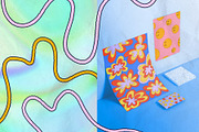Retro hippie posters.70s patterns, an Illustration by okchizh (Thumbnail 4 of 5)