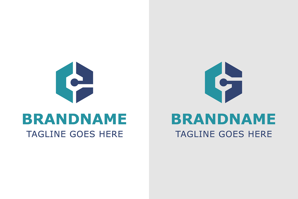 Letters CE or CG Technology Logo, a Branding & Logo Template by Pray Art Design Studio (Photo 1 of 2)