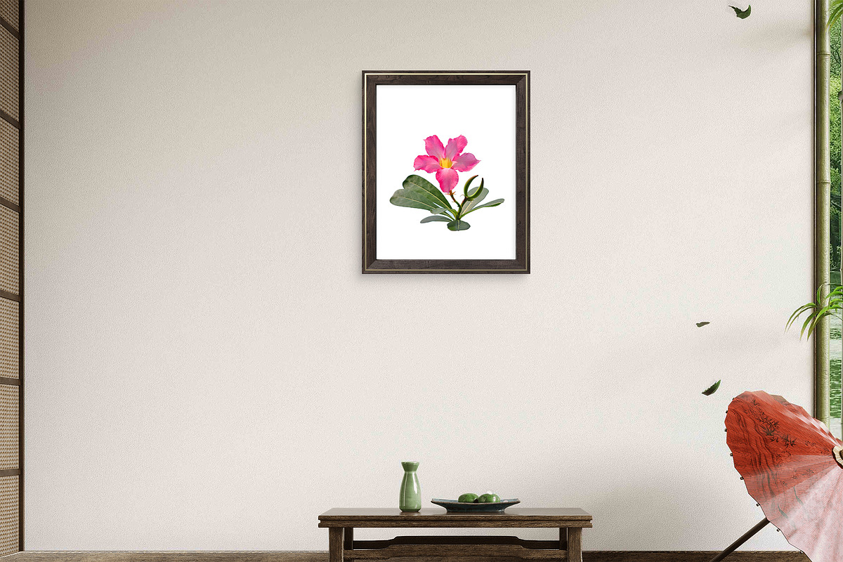 Pink Desert Rose Digital Print, a Nature Photo by VietArtworks (Photo 3 of 6)