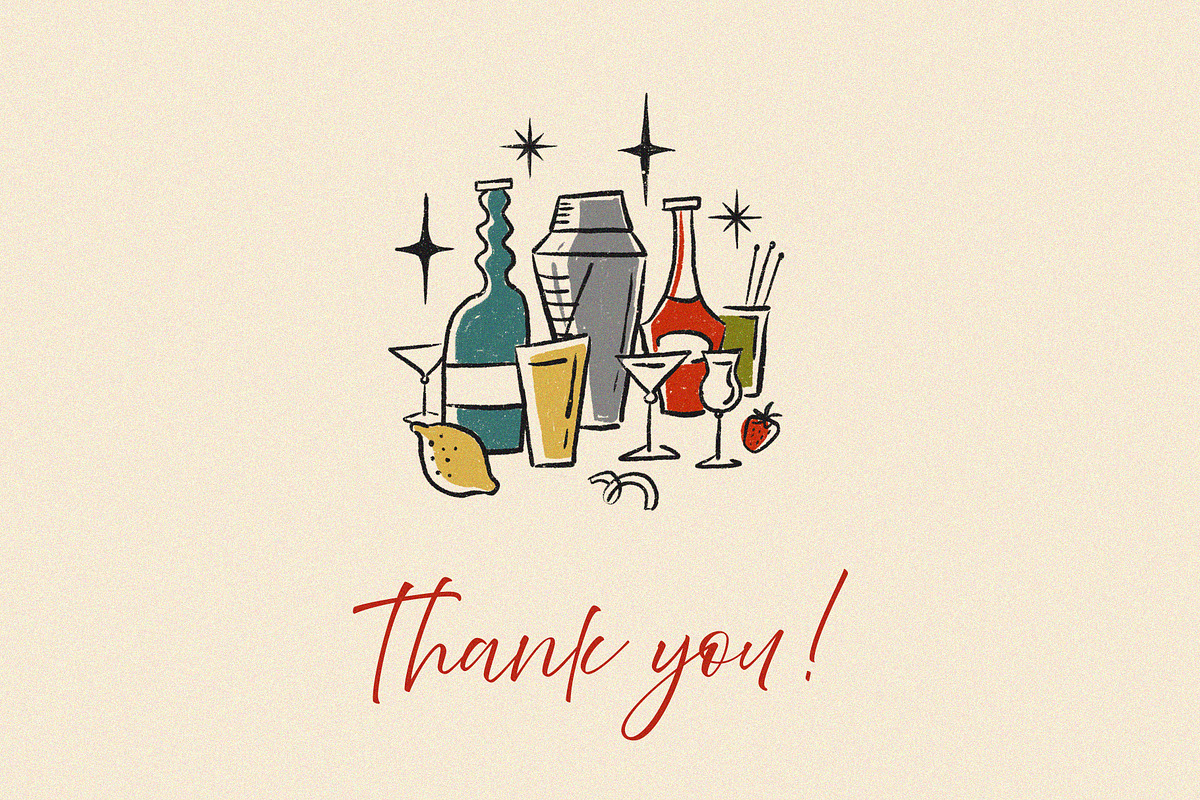 Cocktail & Jazz Hand Drawn Clipart, an Object Illustration by Teresa Art Store (Photo 8 of 8)