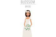 Bride Portrait Creator | Wedding Art, a Person Illustration by Lauren Lesley Studio (Thumbnail 5 of 29)