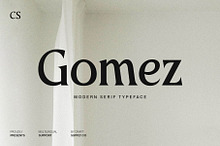 CS Gomez – Modern Serif Font