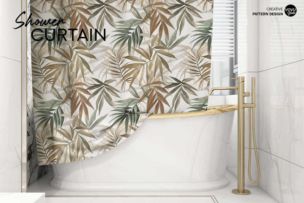 Wild leaves Seamless Pattern Design, a Pattern Graphic by VOVU Studio (Photo 7 of 7)