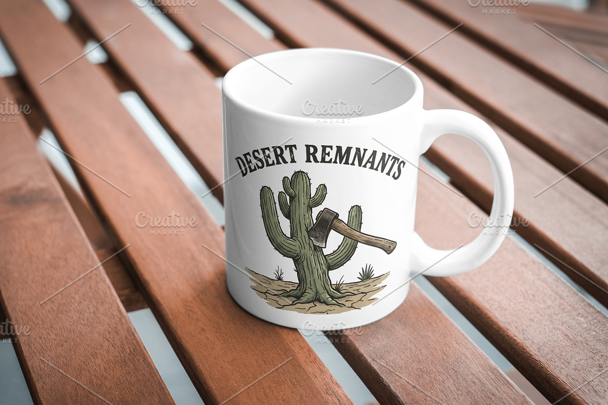 Desert remnants illustration, an Object Illustration by Vectorlina (Photo 4 of 4)