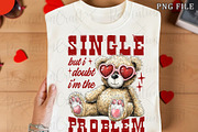 Funny Valentine's Day Teddy Bear PNG, an Illustration by OK Design (Thumbnail 1 of 6)