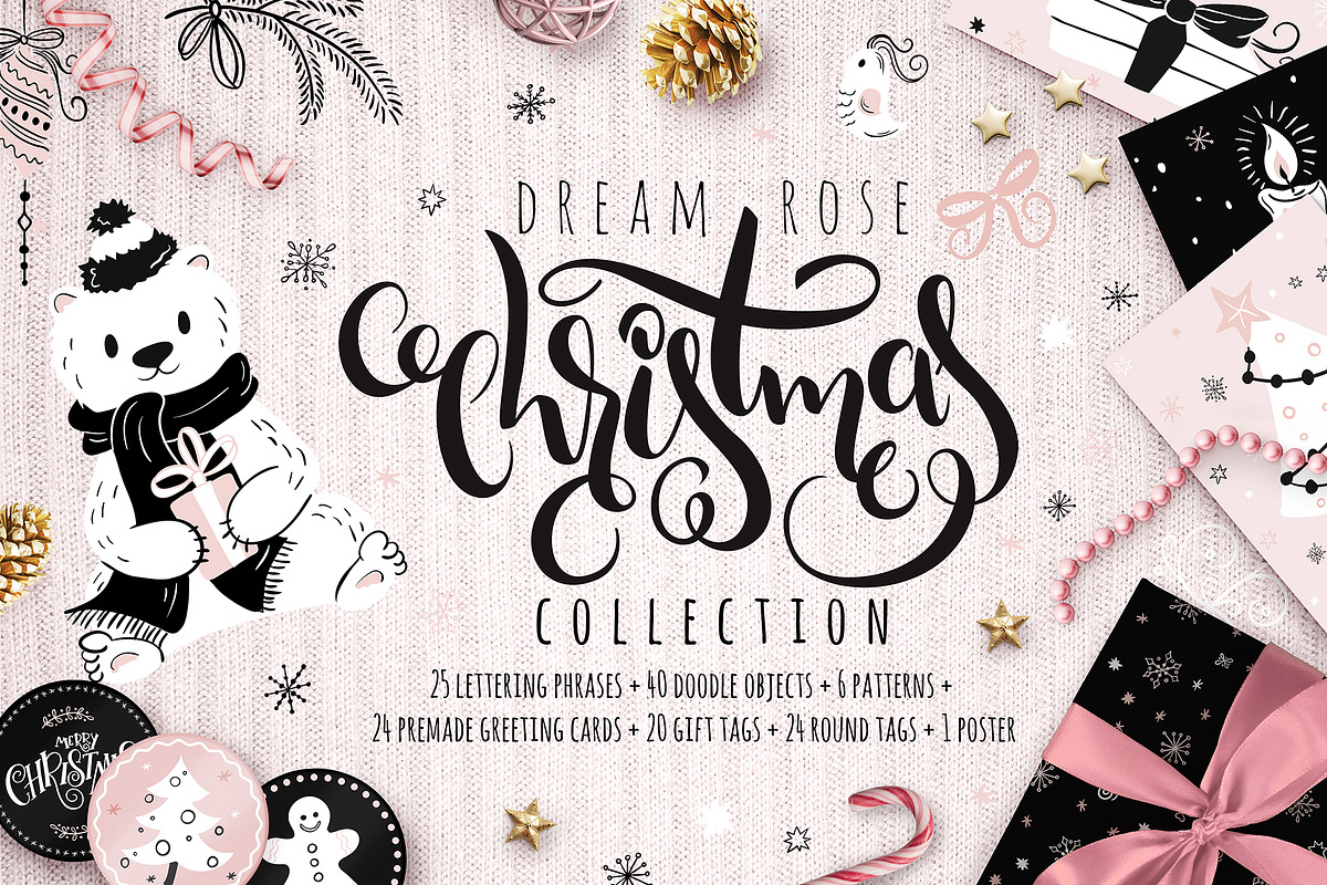 Rose Dream Christmas collection, an Object Graphic by catary art (Photo 1 of 13)