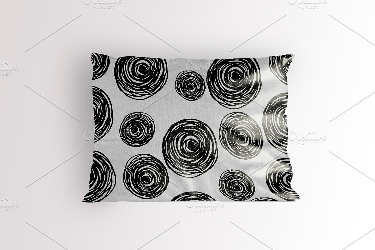 Patterns of drawn geometric shapes, a Pattern Graphic by Elena Terzi (Photo 9 of 10)