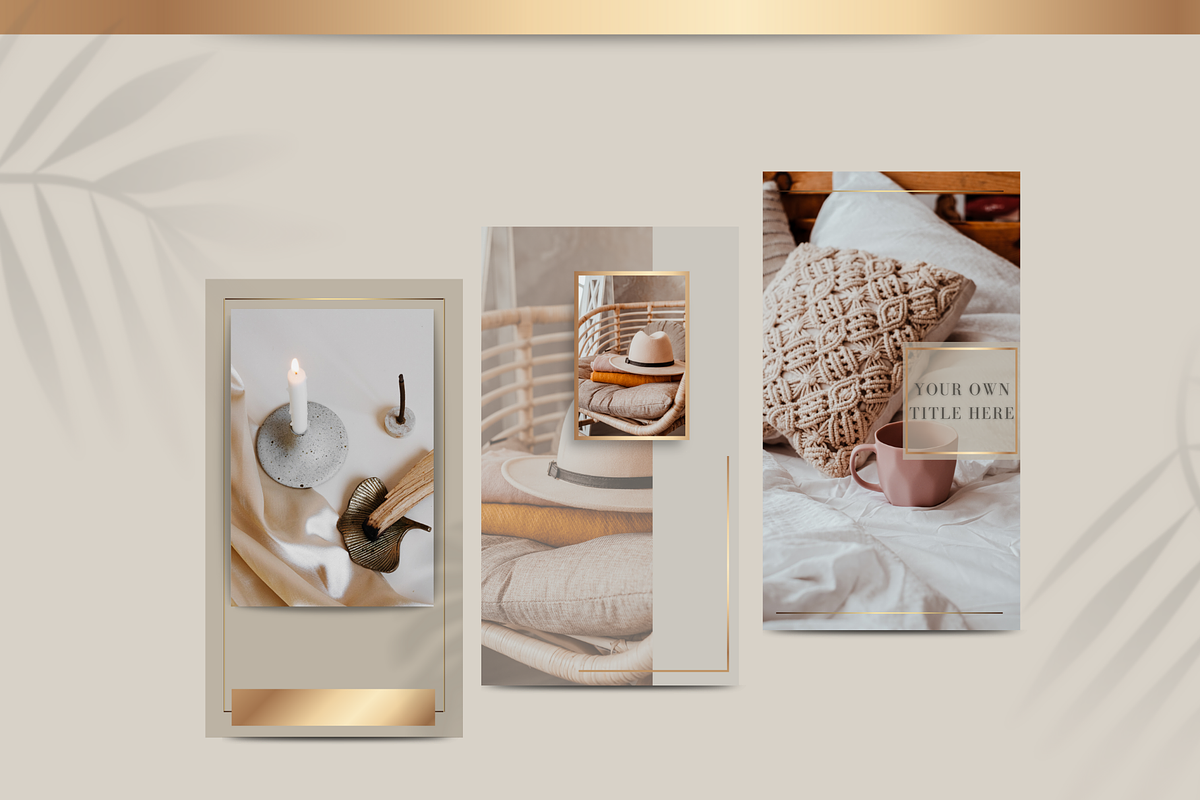 Beige Instagram Templates for Canva, a Social Media Template by Innova Studio (Photo 7 of 9)