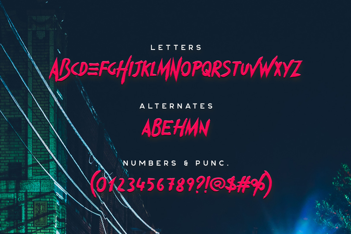 Heatwave - Brush Font preview 2