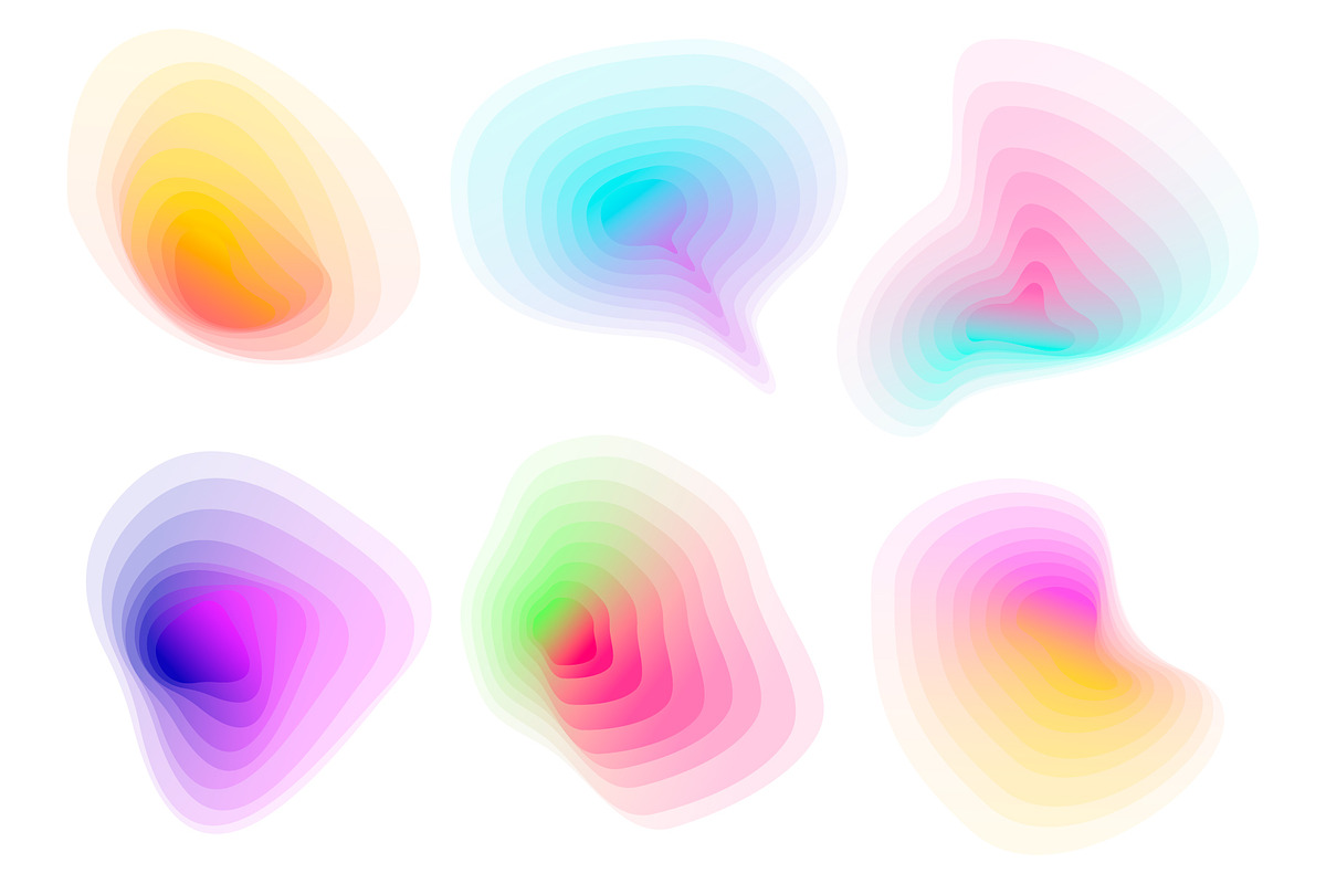 Gradient collection with 48 elements, a Texture Graphic by VitalexStudio (Photo 13 of 14)