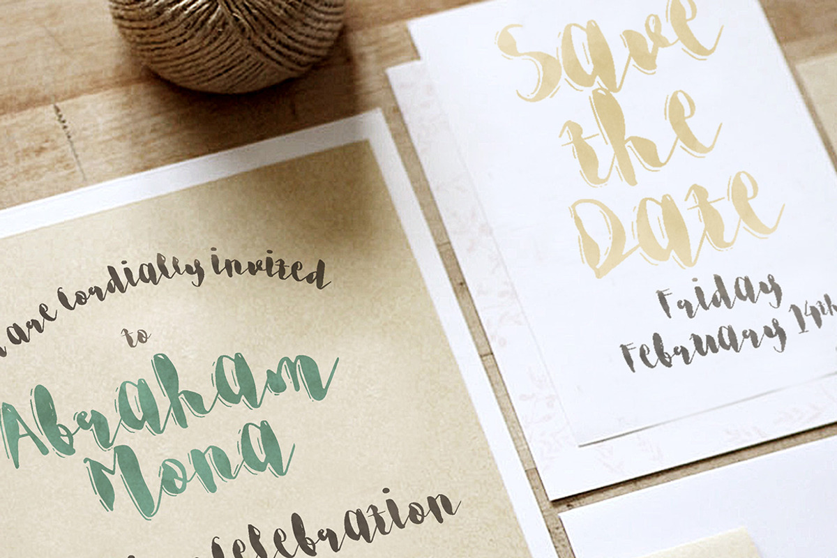Margot & Margery Script, a Script Font by BlueRobinDesignShop