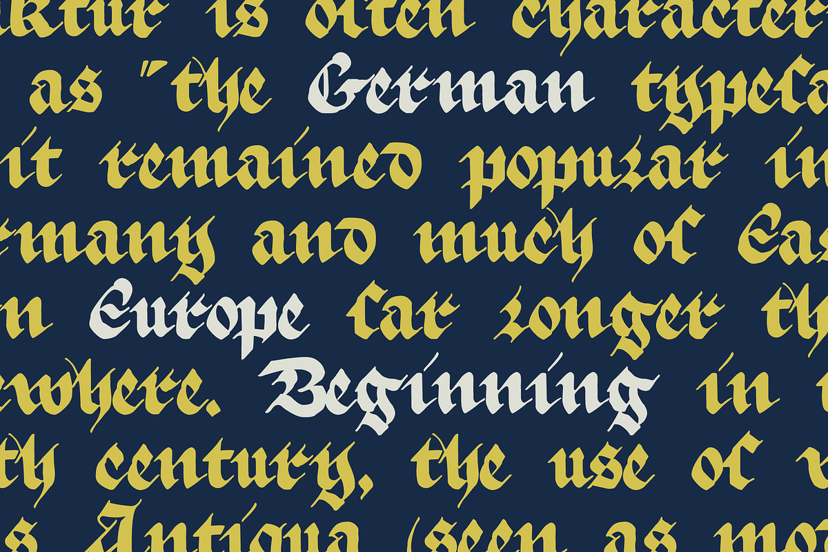 True Blackletters font, a Blackletter Font by kaer_shop (Photo 12 of 12)