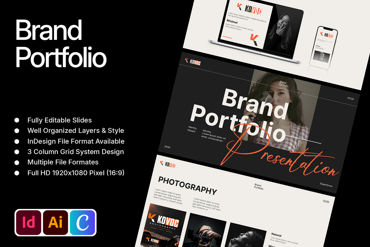 Brand Portfolio Presentation Deck, a Presentation Template by Devators (Photo 2 of 6)
