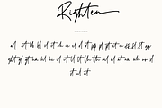 Righten – Eyecathcing Handwritten, a Script Font by Fikryal Studio (Thumbnail 11 of 11)