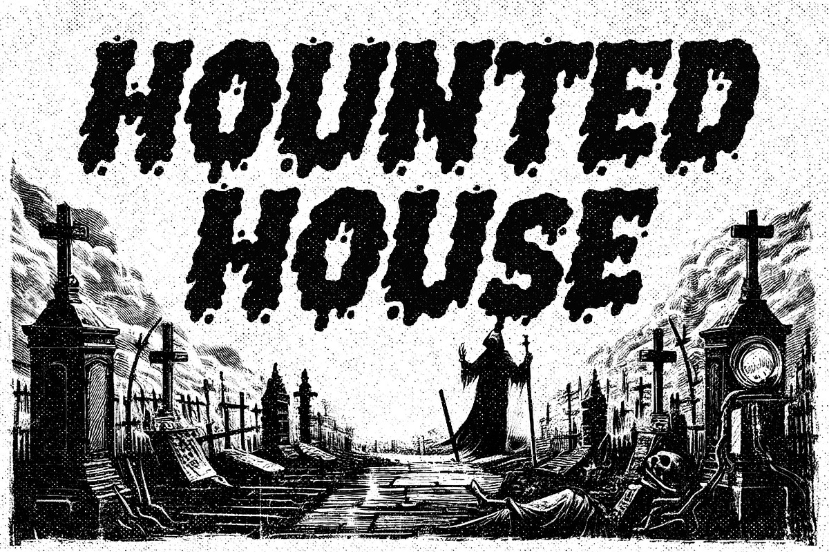 Creepy Bloody a Playful Horror Font, a Blackletter Font by Blankids Studio (Photo 5 of 9)