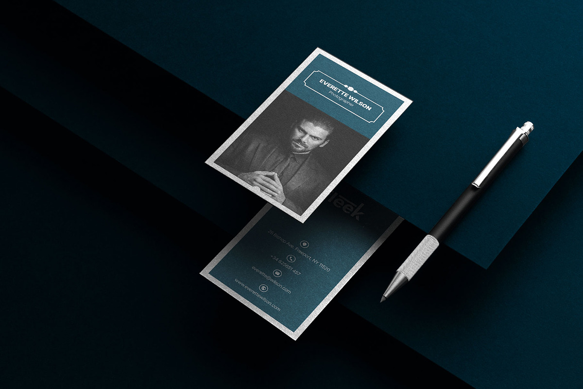 Photographer Business Card, a Business Card Template by AyshaCanvas (Photo 1 of 3)