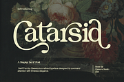 Catarsid - Retro Modern Serif, a Serif Font by Qweera Studio (Thumbnail 1 of 12)