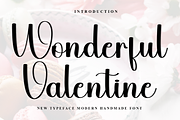 Wonderful Valentine, a Handwritten Font by FreshTypeINK (Thumbnail 1 of 8)