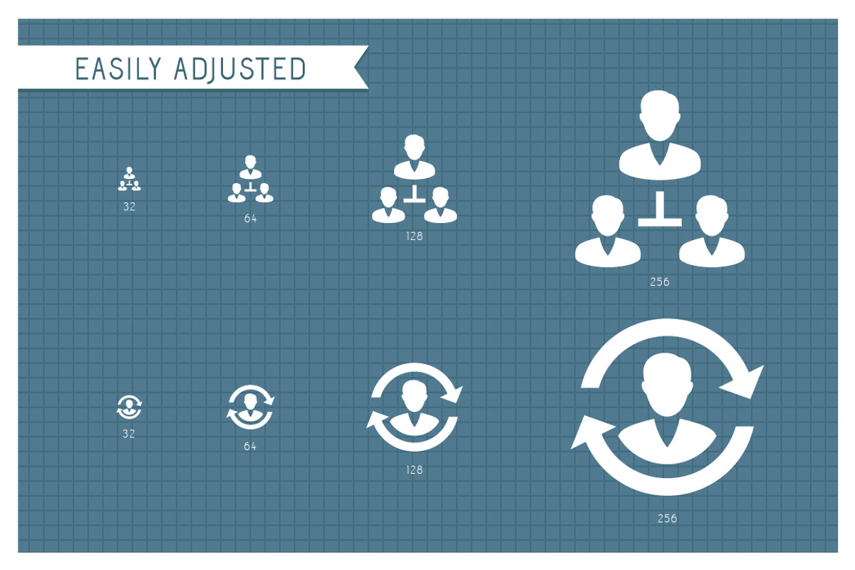 50 Management Solid Icons preview 4