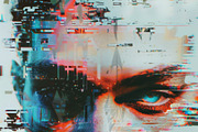 90 Glitch faces, a Person Illustration by Handmadefont (Thumbnail 28 of 94)