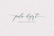 Palm Desert Modern Calligraphy Font, a Script Font by Beck McCormick (Thumbnail 1 of 10)