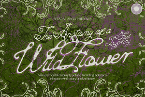 Wild Flower - Gothic Script
