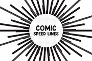 100 Comic Speed Line Vector Design, a Background Graphic by MRI STUDIO (Thumbnail 11 of 28)