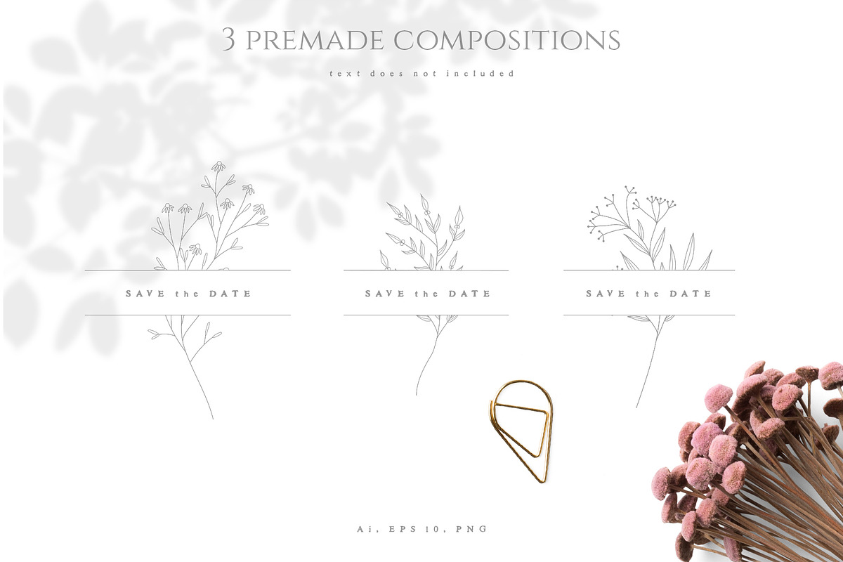 DRIED BOTANICALS COLLECTION, a Decorative Illustration by Luna Dreams (Photo 3 of 13)