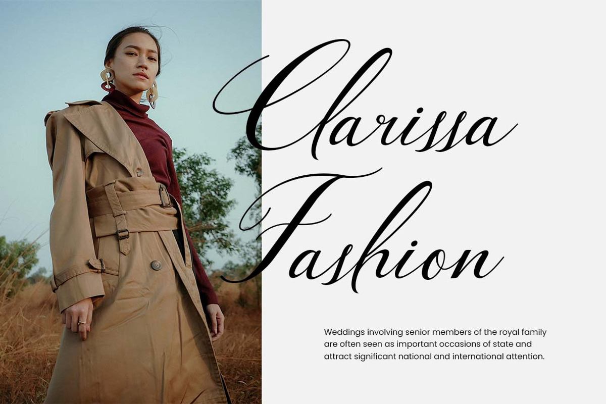 Daneworch Classy Script Font, a Script Font by UICreative (Photo 8 of 13)