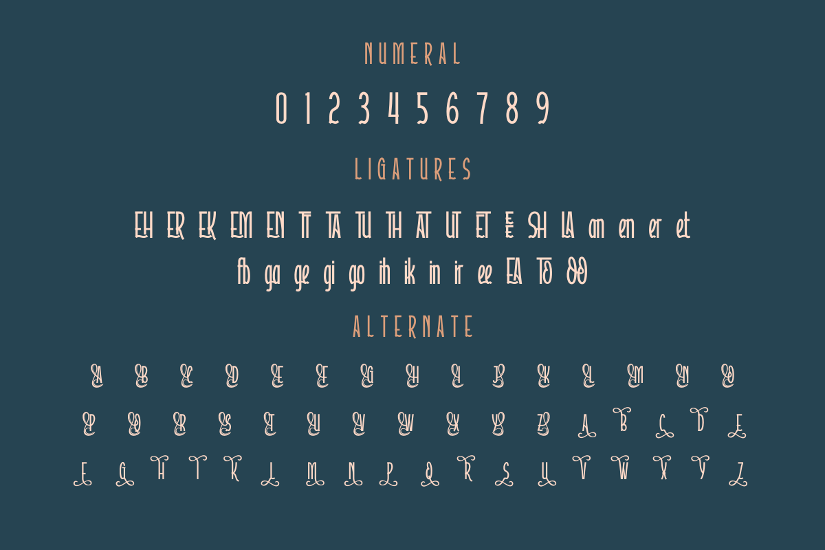 Atoverz – Retro Condensed Font, a Sans Serif Font by twinstd (Photo 11 of 13)