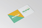Square Business Card Mockups, a Print Template by Mockstore (Thumbnail 4 of 10)