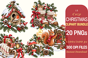 Cozy Christmas Clipart Bundle PNG, a Seasonal Illustration by Ink Gallery (Thumbnail 2 of 8)