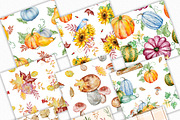 Autumn Pumpkins Seamless Patterns, a Pattern Graphic by SvetaArtStore (Thumbnail 3 of 5)