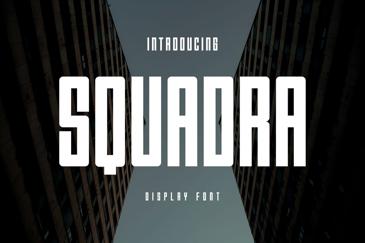 Squadra, a Sans Serif Font by Lemockup (Photo 1 of 14)