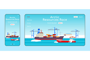 Arctic Resources Race Landing Page