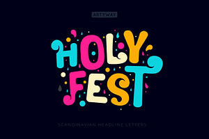 HolyFest Font, a Font by artyway