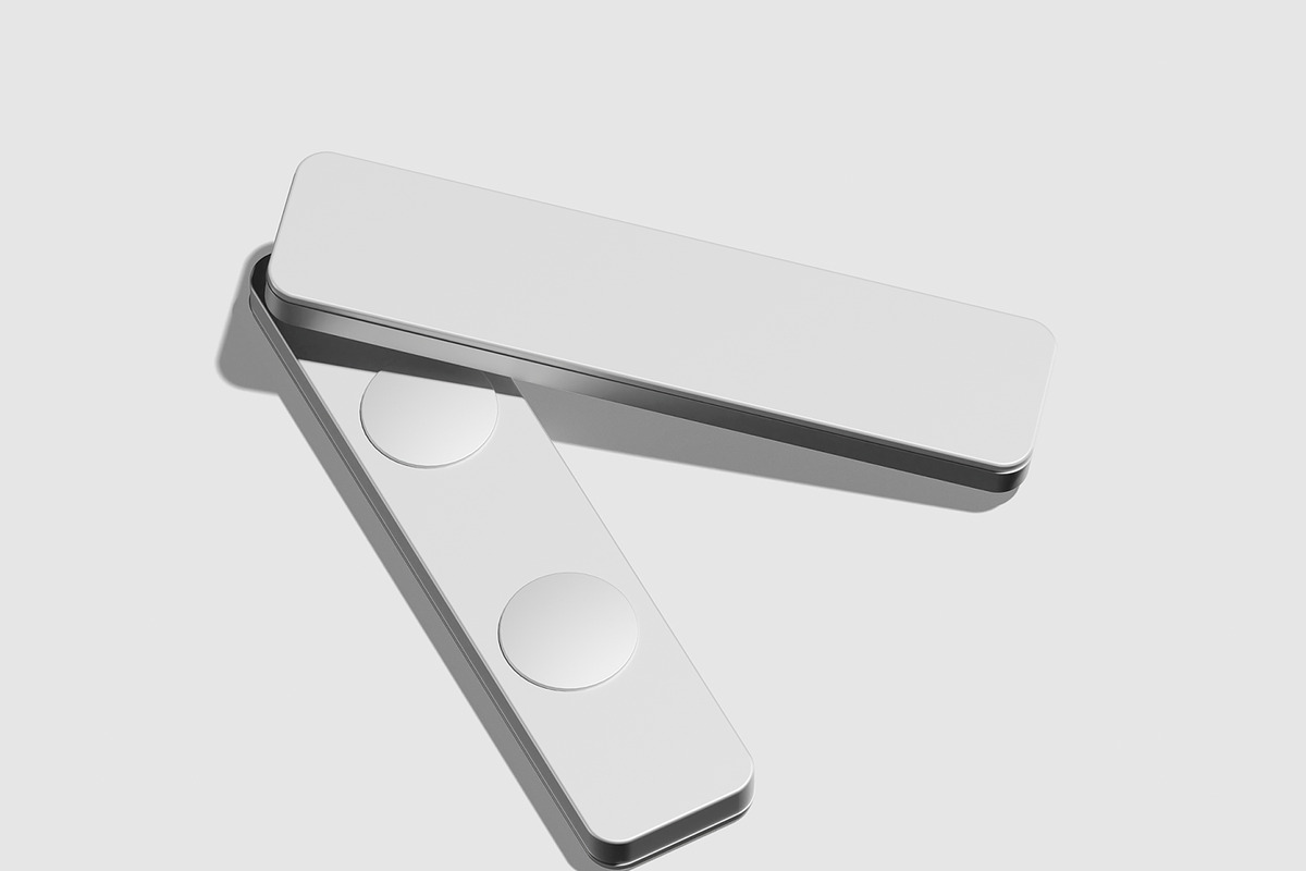 Name Tag Mockup, a Merchandise Mockup by Unerispace (Photo 3 of 5)