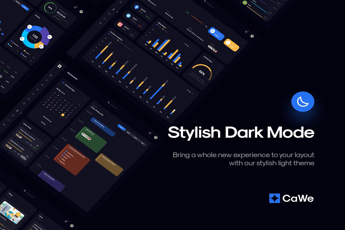 Dashboard UI Kit, an UI Kit Template by Lumina_ui_ux202 (Photo 5 of 8)