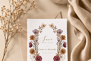 Autumn Meadow Watercolor Collection, a Seasonal Illustration by DiashaArt (Thumbnail 2 of 10)