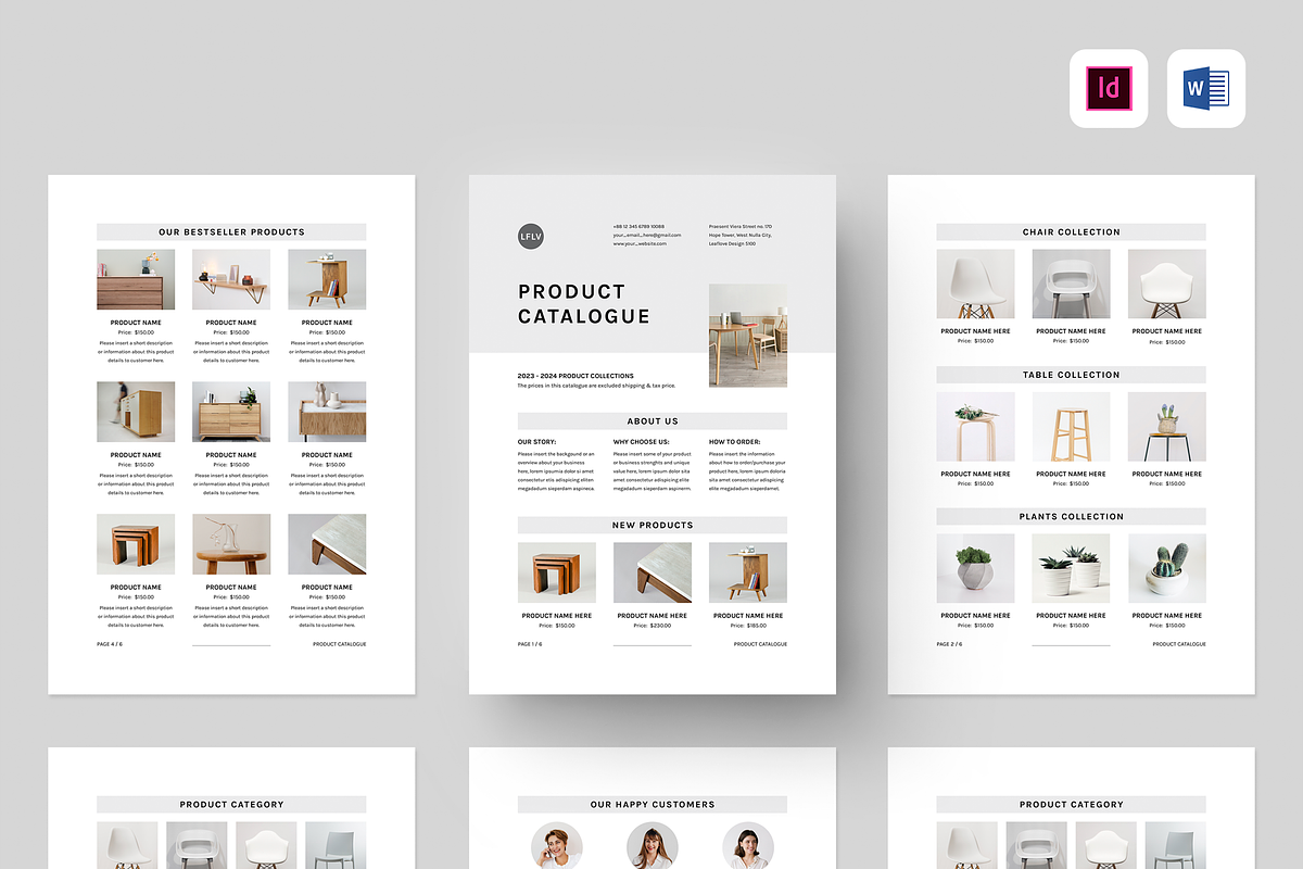 Product Catalog Sheet, a Flyer Template by Leaflove (Photo 1 of 9)