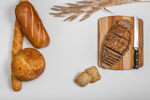 Bread header background stock photo containing baked and bread