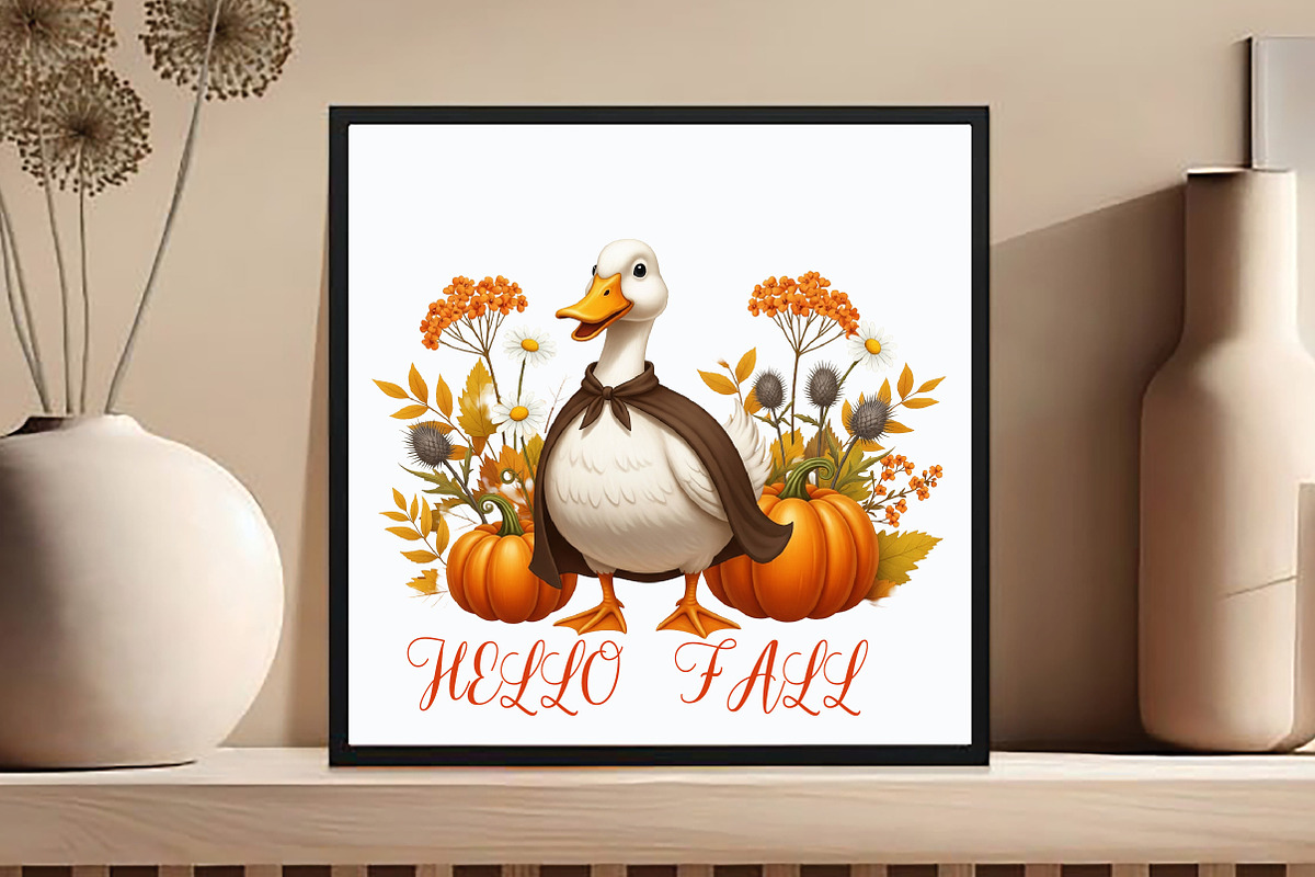Hello Fall, Goose PNG, an Illustration by DreamCafeArt (Photo 6 of 7)